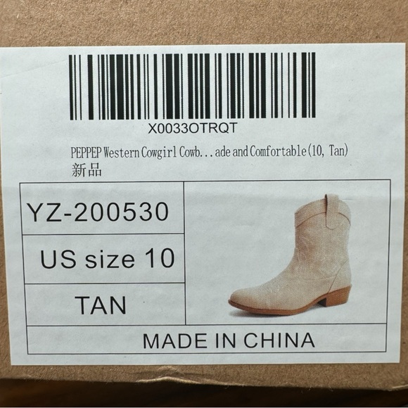 Western Cowgirl Ankle Boots SIZE 10 - Picture 8 of 8